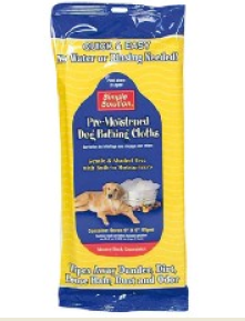 Simple Solution Dog Pre-moistened 8 Bathing Cloths-680